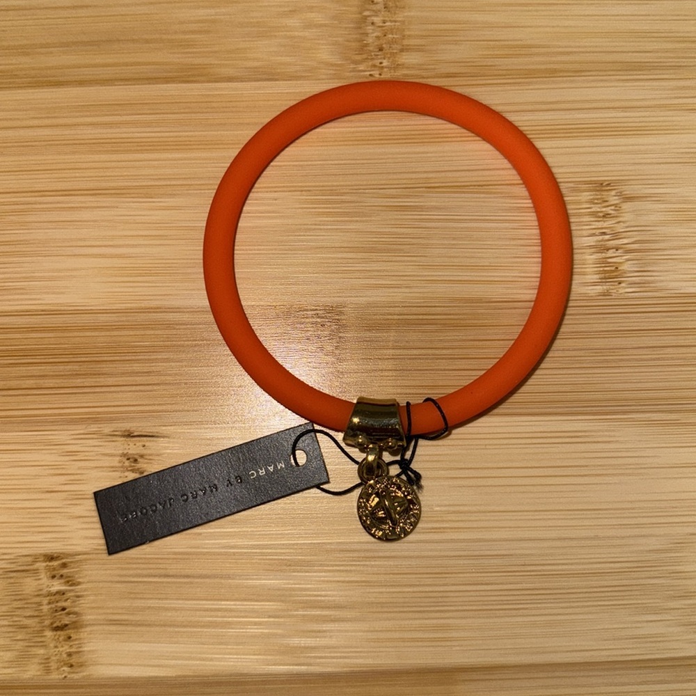 MARC BY MARC JACOBS - Orange Silicone Bracelet
